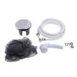 Maxbell Boat Marine Transom Shower W/ Nylon Hose & White Plastic Sprayer Kit