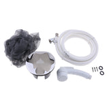 Maxbell Boat Marine Transom Shower W/ Nylon Hose & White Plastic Sprayer Kit
