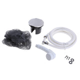 Maxbell Boat Marine Transom Shower W/ Nylon Hose & White Plastic Sprayer Kit