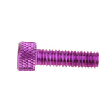 Maxbell 10pcs M6 x 20mm Pitch Alloy Steel Hex Bolt Socket Head Cap Screws Purple