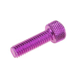 Maxbell 10pcs M6 x 20mm Pitch Alloy Steel Hex Bolt Socket Head Cap Screws Purple