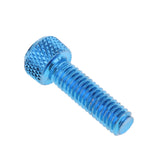 Maxbell 10pcs M6 x 20mm Pitch Alloy Steel Hex Bolt Socket Head Cap Screws Blue