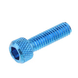 Maxbell 10pcs M6 x 20mm Pitch Alloy Steel Hex Bolt Socket Head Cap Screws Blue