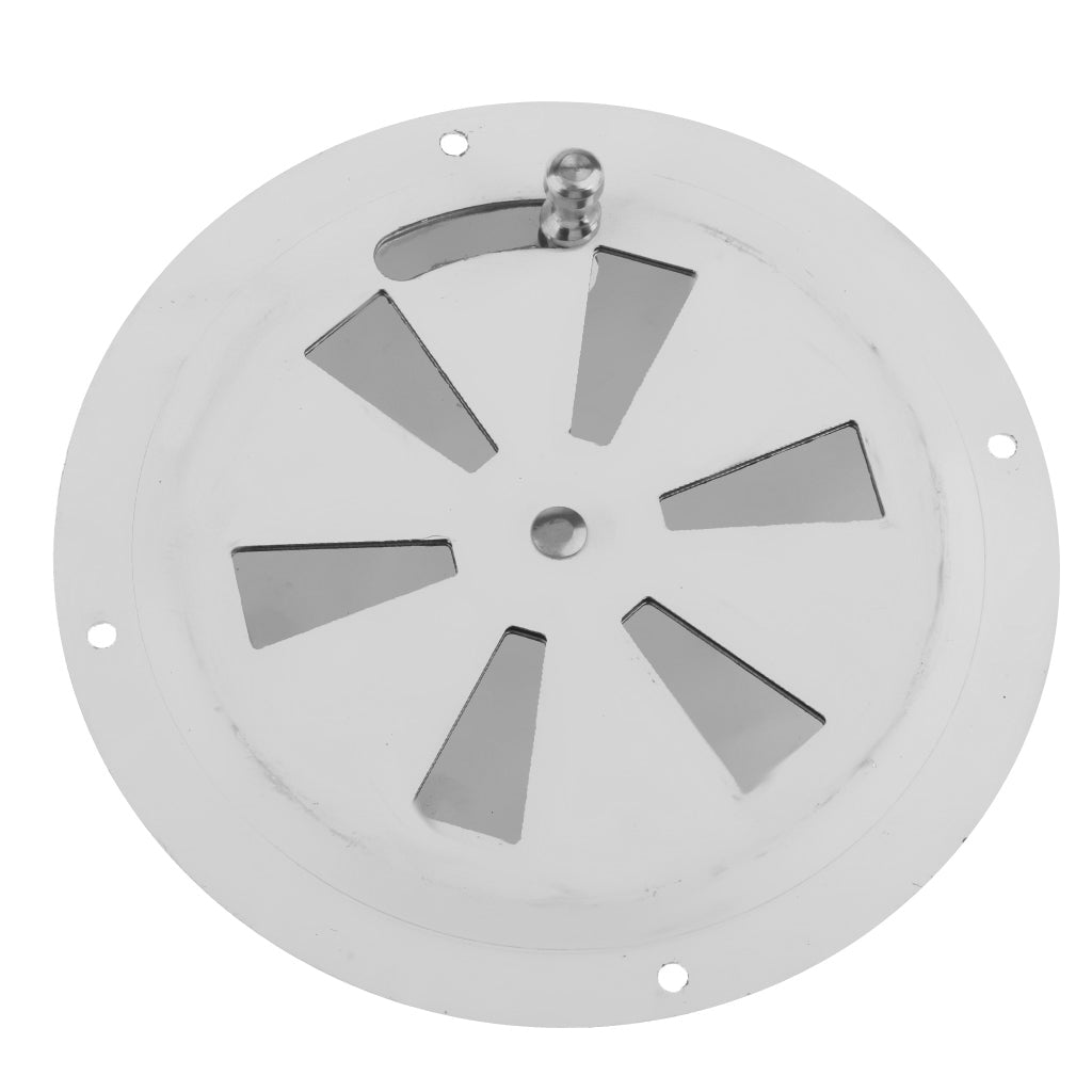 Maxbell Round Butterfly Ventilator Vent Cover Stainless 5" Cabin Hardware Parts