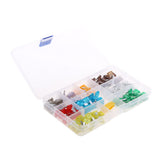 Maxbell 140pcs Car 2A-40A Mini Blade Fuse Assortment + Fuse Puller Kit Set Box
