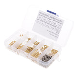 Maxbell 270Pcs/Set M2 3-25mm Male to Female Brass PCB Standoff Screw Nut Assortment