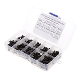 Maxbell 280pcs M3 Hex Socket Head Cap Screws Bolt Assortment + Hex Nuts + Box