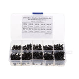 Maxbell 280pcs M3 Hex Socket Head Cap Screws Bolt Assortment + Hex Nuts + Box