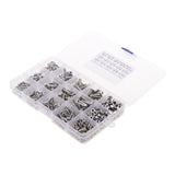 Maxbell 500 Pieces M3 M4 M5 Stainless Steel Hex Socket Head Cap Screws and Nuts Kit New