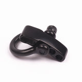 Maxbell Adjustable Bow Shackle Stainless Steel For Paracord Survival Bracelet Black, Compact Design