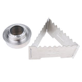Maxbell Mini Camping Triangle Liquid Alcohol Windshield Stove Burner Hiking Picnic