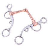 Maxbell Copper Roller Training Snaffle Bit Stainless Steel 5inch Outdoor Horse Riding Training Equipment Supplies