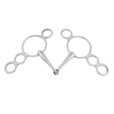Maxbell Stainless Steel Gag Bit Horse Tack