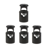 Maxbell 4pcs/set Plastic Single Hole Spring Stopper Toggle Shock Cord Lock Ends
