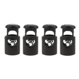 Maxbell 4pcs/set Plastic Single Hole Spring Stopper Toggle Shock Cord Lock Ends