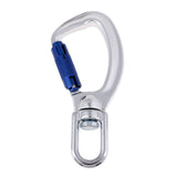 Maxbell 23KN/5070lbs Heavy Duty Auto Locking Outdoor Climbing Carabiner with Swivel Eye CE Certified