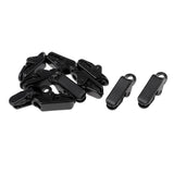 Maxbell 10pcs Camping Tent Clip Clamp Fastener Hanging Hook Outdoor Tent Snaps Black 33 x 10 x 13mm