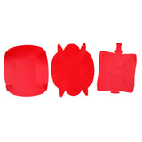 Maxbell 3pcs Red Camping Picnic Folding 350ml Cup 650ml Bowl 1050ml Plate Portable Tableware Kit
