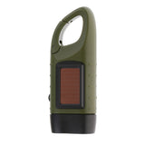 Maxbell Hand-crank Flashlight Portable 3LED Torch Light for Outdoor Climbing Hiking 12.5 x 4.5 x 2.5cm