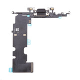 Maxbell Charging Port Dock Connector Flex Cable with Headphone Jack Microphone Replacment Assembly for Apple iPhone 8 Plus Black