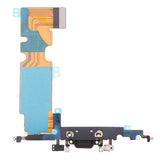 Maxbell Charging Port Dock Connector Flex Cable with Headphone Jack Microphone Replacment Assembly for Apple iPhone 8 Plus Black