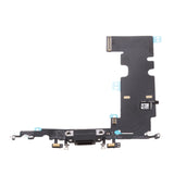 Maxbell Charging Port Dock Connector Flex Cable with Headphone Jack Microphone Replacment Assembly for Apple iPhone 8 Plus Black