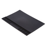 Maxbell Cellphone Repair Mat, Multi-function Heat Insulation Silicone Repair Tools Pad Desk Mat Maintenance Platform for Soldering Iron Repair Station, Watch Repair, Black