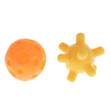 Maxbell Set of 6 Multi-Color Sensory Ball Set Soft & Textured Balls for Baby Crawling, Grasping and Playing
