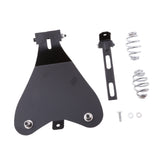 Maxbell Metal Solo Seat Baseplate Black Bracket for Universal Motorcycles