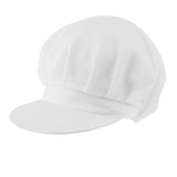 Maxbell Restaurant Kitchen Half Mesh Ajustable Chef Hat White Cooking Adult Hat