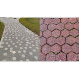 Maxbell 7-Hexagon Walk Maker Concrete Stepping Stone Mold Garden Pathway Mold