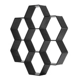 Maxbell 7-Hexagon Walk Maker Concrete Stepping Stone Mold Garden Pathway Mold