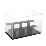 Maxbell 3 Step Acrylic Display Box Dustproof Showcase for Action Figure Display Cube