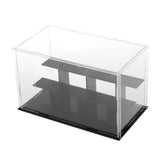 Maxbell 3 Step Acrylic Display Box Dustproof Showcase for Action Figure Display Cube