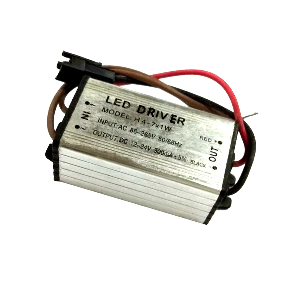 Maxbell 4-7W LED Constant Current Driver Power Supply AC 85-265V To DC 12-24V 300mA