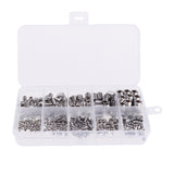 Maxbell Assorted 300 Pieces Allen Hex Screws Machine Headless Hexagon Socket Bolts