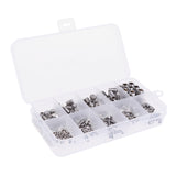 Maxbell Assorted 300 Pieces Allen Hex Screws Machine Headless Hexagon Socket Bolts