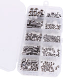 Maxbell Assorted 300 Pieces Allen Hex Screws Machine Headless Hexagon Socket Bolts