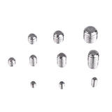 Maxbell Assorted 300 Pieces Allen Hex Screws Machine Headless Hexagon Socket Bolts