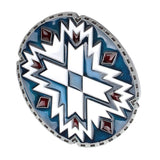 Maxbell Sourthwest Indian Cowgirl Large Belt Buckle Floral Pattern Belt Buckle For Men Women For Jeans