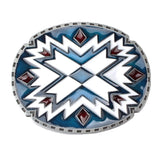Maxbell Sourthwest Indian Cowgirl Large Belt Buckle Floral Pattern Belt Buckle For Men Women For Jeans