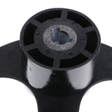 Maxbell Boat Steering Wheel Aluminum 13.4" 3/4" Marine Yacht Sport Wheel & Hub Black