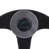 Maxbell Boat Steering Wheel Aluminum 13.4" 3/4" Marine Yacht Sport Wheel & Hub Black