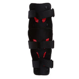 Maxbell Knee Pads, Adjustable PE Long Leg Sleeve Gear Crashproof Antislip Protective Shin Guards for Motorcycle Mountain Biking-1 Pair Red