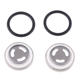 Maxbell 2 Set 18mm Motorbike Sight Len Mirror Seal Gaskets Fits for Brake Master Cylinder Reservoir