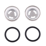 Maxbell 2 Set 18mm Motorbike Sight Len Mirror Seal Gaskets Fits for Brake Master Cylinder Reservoir