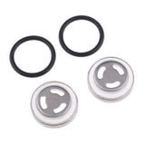 Maxbell 2 Set 18mm Motorbike Sight Len Mirror Seal Gaskets Fits for Brake Master Cylinder Reservoir