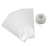 Maxbell 50pcs Carp Fishing PVA Water Dissolve Bag 7x19cm & Water Dissolve String Specially made for Carp fishing bait throwing