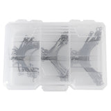 Maxbell 30pcs 3-Way Barrel Swivel Ball Bearing Swivel Fishing Line Rolling Snap Strong material Smooth and reliable