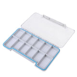 Maxbell Plastic Slim Waterproof Fly Fishing Tackle Box Flies Case Storage 18.7x10.2x1.7 cm/7.4x4.0x0.7 inch
